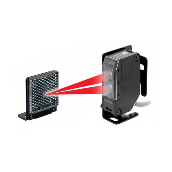 35ft Reflective Photoelectric Beam Sensor. Range- Up to 35ft. 12240 VDC or 24240 VAC. 1